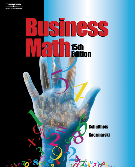 Business Math 9780538432535 Cengage