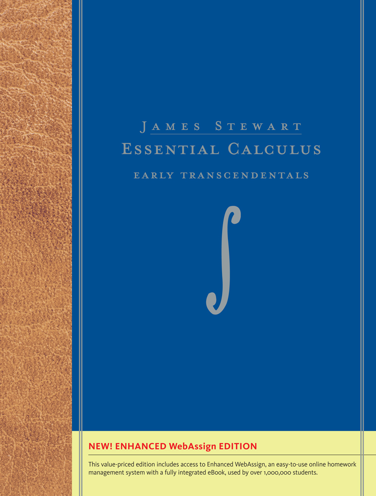 Essential Calculus Early Transcendentals Enhanced Edition 1st Edition Cengage 7471