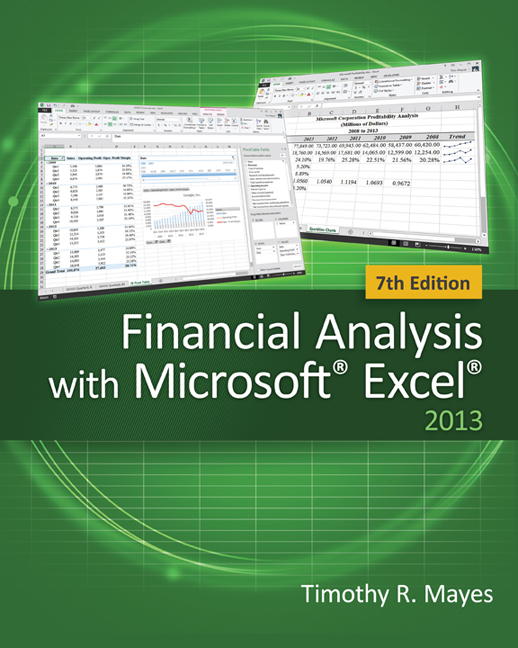 Financial Analysis With Microsoft Excel 7th Edition Cengage