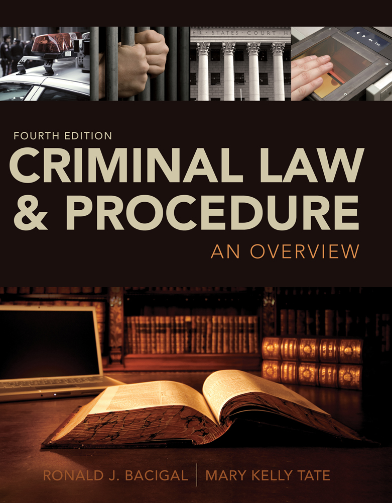 criminal law procedure edition overview 4th cengage paralegal redshelf approach copyright published systems