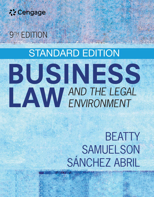 MindTap for Beatty/Samuelson/Abril's Business Law and the Legal