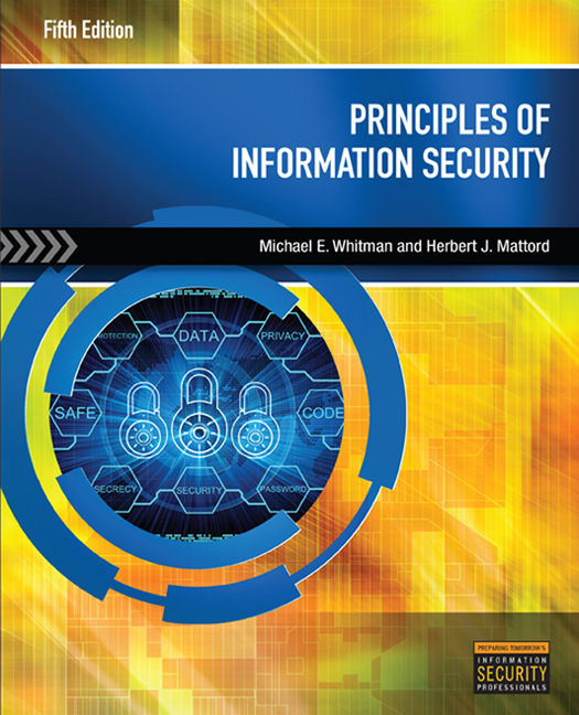 Resultado de imagen para Principles of Information Security, 5th Edition Michael E. Whitman,