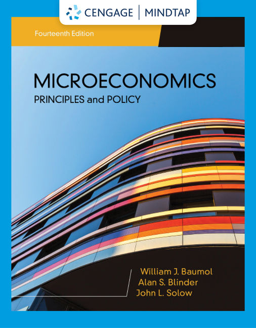 MindTap for Baumol/Blinder/Solow's Microeconomics: Principles