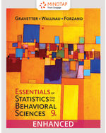 MindTap Psychology, 1 term (6 months) Instant Access, Enhanced for Gravetter/Wallnau/Forzano's Essentials of Statistics for the Behavioral Sciences