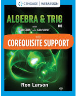 WebAssign with Corequisite Support for Larson's Algebra & Trigonometry, Single-Term Instant Access