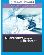 WebAssign for Anderson/Sweeney/Williams/Camm/Cochran/Fry/Ohlmann's Quantitative Methods For Business, Single-Term Instant Access