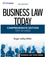 Cengage Infuse for Miller's Business Law Today, Comprehensive, 1 term Instant Access