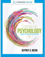Cengage Infuse for Nevid's Essentials of Psychology: Concepts and Applications, 1 term Instant Access