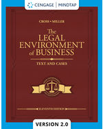 MindTapV2.0 for Cross/Miller's The Legal Environment of Business: Text and Cases, 1 term Instant Access