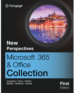 MindTap for Campbell/Carey/Shaffer/Shellman's The New Perspectives Collection, Microsoft® 365® & Office®, 1 term Instant Access