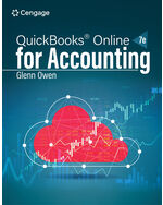 Using QuickBooks® Online for Accounting 2024, 7th Edition