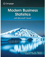 XLSTAT Education Edition, 2 terms Instant Access for Camm/Cochran/Fry/Ohlmann/Anderson/Sweeney/Williams' Modern Business Statistics with Microsoft® Excel®