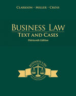 MindTap Business Law, 2 terms (12 months) Instant Access for Clarkson/Miller/Cross' Business Law: Text and Cases