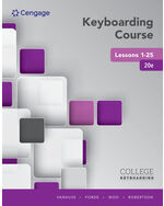 Keyboarding Course Lessons 1-25