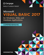 Microsoft Visual Basic 2017 for Windows, Web, and Database