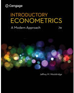 Introductory Econometrics: A Modern Approach, 7th Edition 