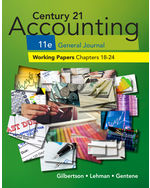 Print Working Papers, Chapters 18-24 for Century 21 Accounting General Journal, 11th Edition